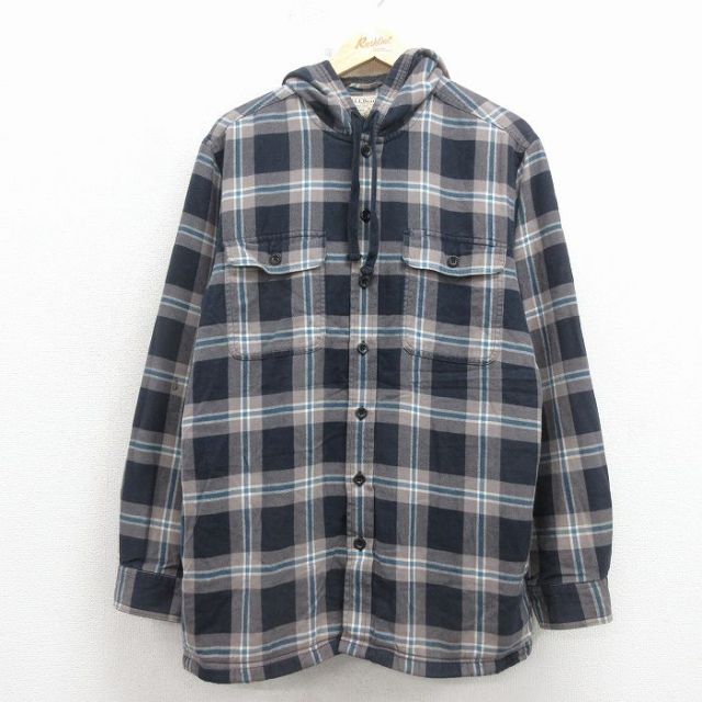 古着通販 S☆古着 FARAH 長袖 シャツ ジャケット メンズ 70年代 70s