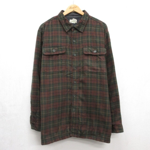 古着通販 XL☆古着 L.L.Bean エルエルビーン 長袖 シャツ ジャケット
