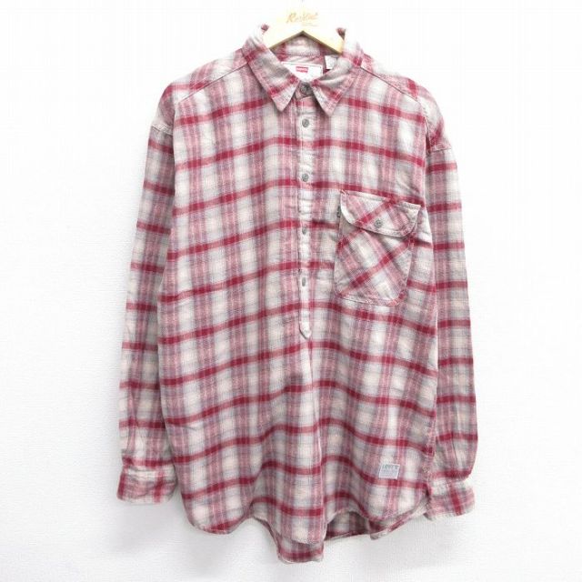 古着通販 XL☆古着 リーバイス Levis 長袖 フランネル シャツ メンズ  