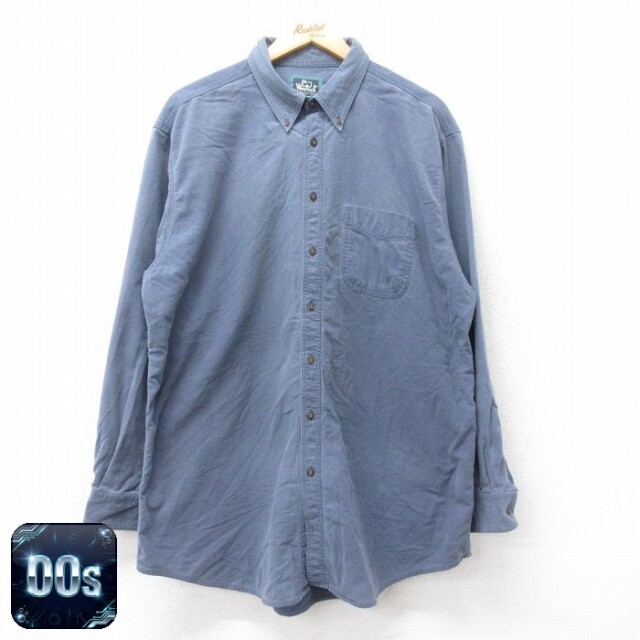 【50%OFF】ウールリッチ 00s 長袖ヘビーフランネルシャツ グレー XL | 古着