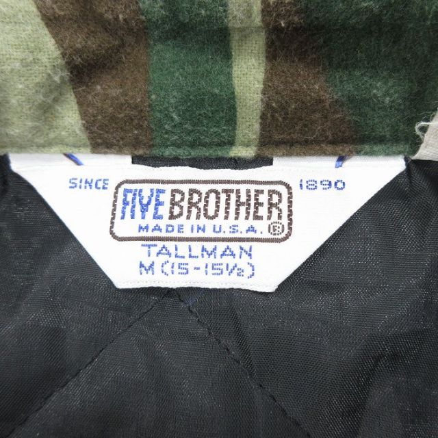 ファイブブラザー C.P.O ジャケット FIVE BROTHER　緑×黒　L 古着通販 L☆古着 ファイブブラザー 長袖 フランネル シャツ メンズ 90