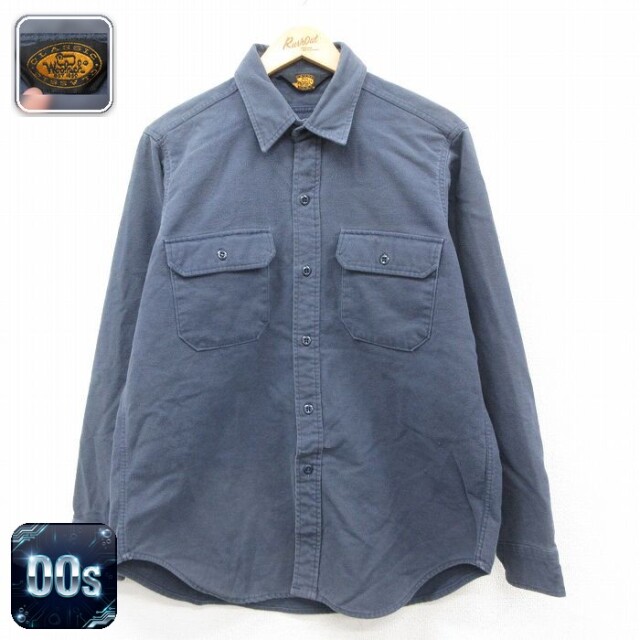 【50%OFF】ウールリッチ 00s 長袖フランネルシャツ グレー L | 古着