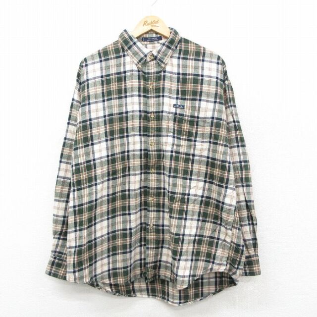 古着通販 XL☆古着 ラルフローレン チャップス 長袖 ブランド
