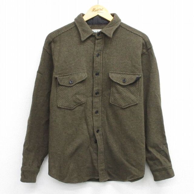 【20%OFF】エルエルビーン 80s 長袖シャツ グリーンチェック XL | 古着