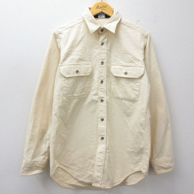 ウールリッチ 90s 長袖フランネルシャツ イエロー M | 古着