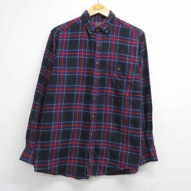 メンズ長袖シャツ ウール フランネル | 古着、古着通販のラッシュアウト