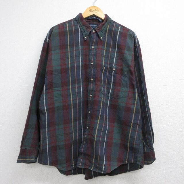 古着通販 XL☆古着 ファイブブラザー 長袖 ヘビー フランネル シャツ