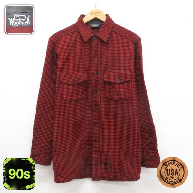 90sデッドストック Woolrichウールリッチ ショールカラーウールコート ウールリッチ 中古 | 古着、古着通販のラッシュアウト
