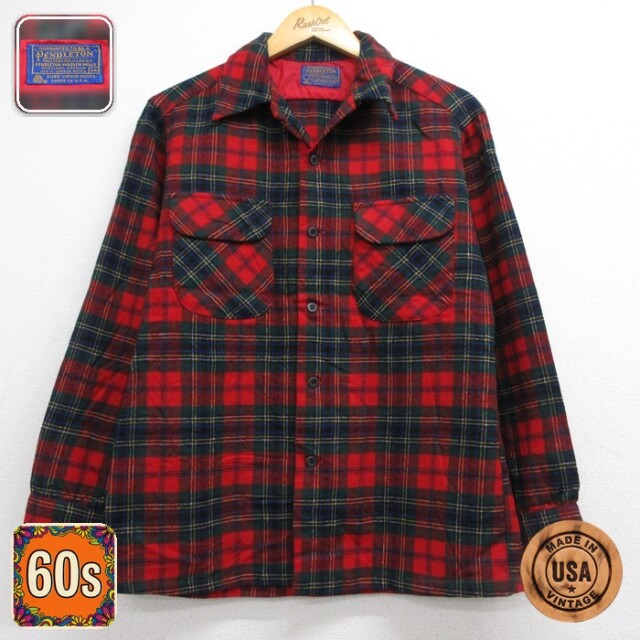 ペンドルトン 80s 長袖シャツ タータンチェック メンズM相当 | 古着