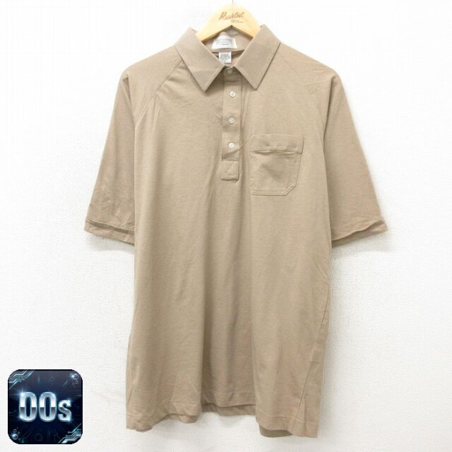 【50%OFF】アロー 00s 半袖ポロシャツ ラグラン ベージュ XL | 古着