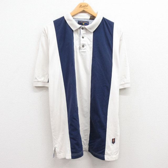 【50%OFF】00s 半袖ポロシャツ ホワイト XL | 古着