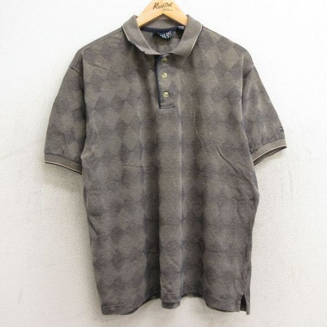 00s 半袖ポロシャツ ゴルフ カーキ XL | 古着