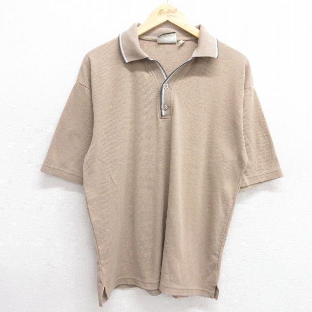 【50%OFF】ビューグルボーイ 半袖ポロシャツ ベージュ XL | 古着