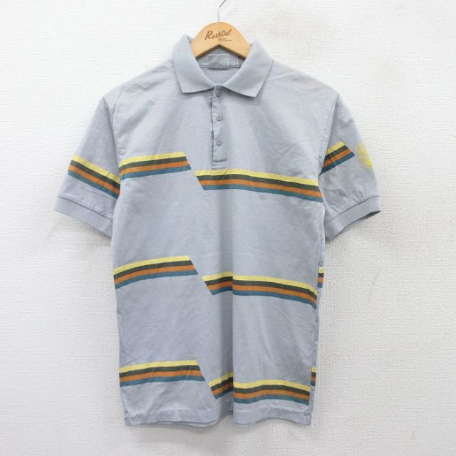 スポルディング 90s 半袖ポロシャツ グレー M | 古着