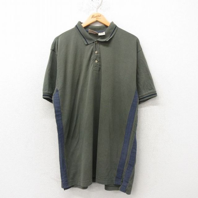 【50%OFF】FADED GLORY 半袖ポロシャツ グリーン XL | 古着