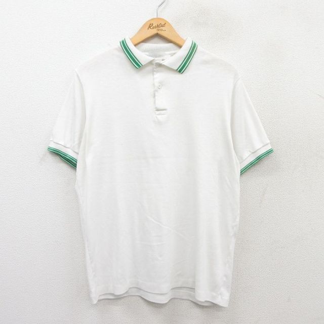 ポロシャツ ホワイト L | 古着
