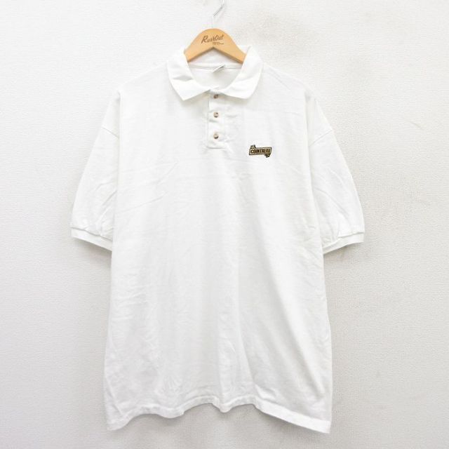【50%OFF】コアントロー 90s 半袖ポロシャツ ホワイト XL | 古着