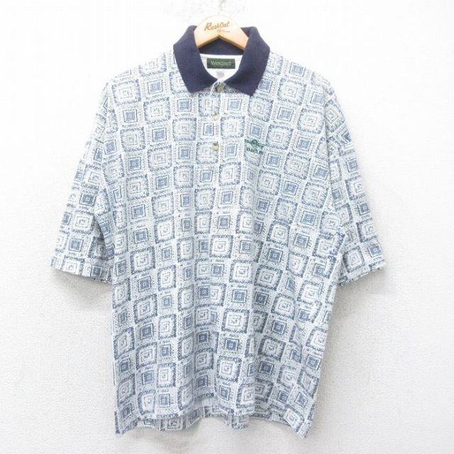 【50%OFF】半袖ポロシャツ MAZATLAN ホワイト XL | 古着