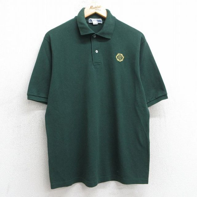 ジャージーズ 00s 半袖ポロシャツ OAK HILL グリーン L | 古着