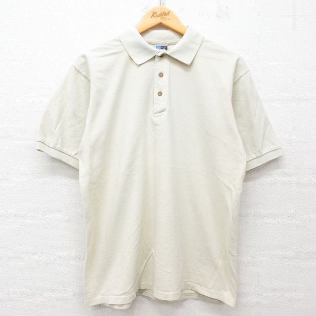 00s 半袖ポロシャツ ベージュ L | 古着