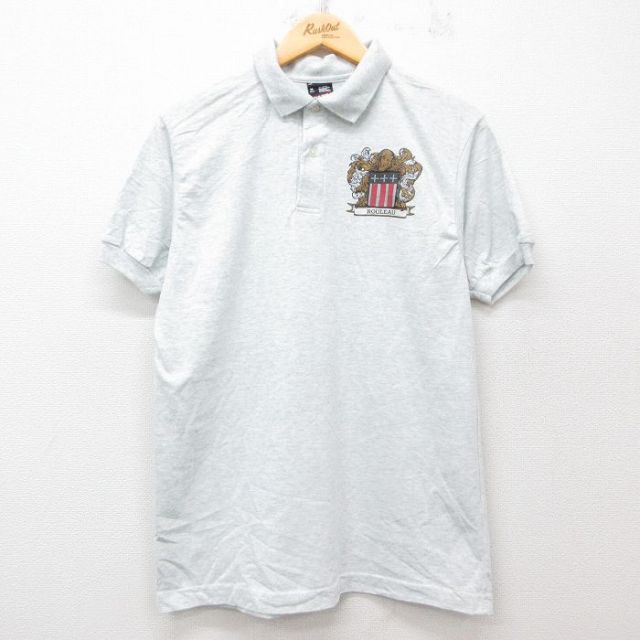 フルーツオブザルーム 90s 半袖ポロシャツ ROULEAU グレー L | 古着