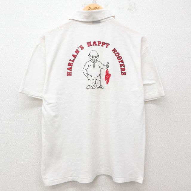 スクリーンスターズ 80s 半袖ポロシャツ ホワイト L | 古着