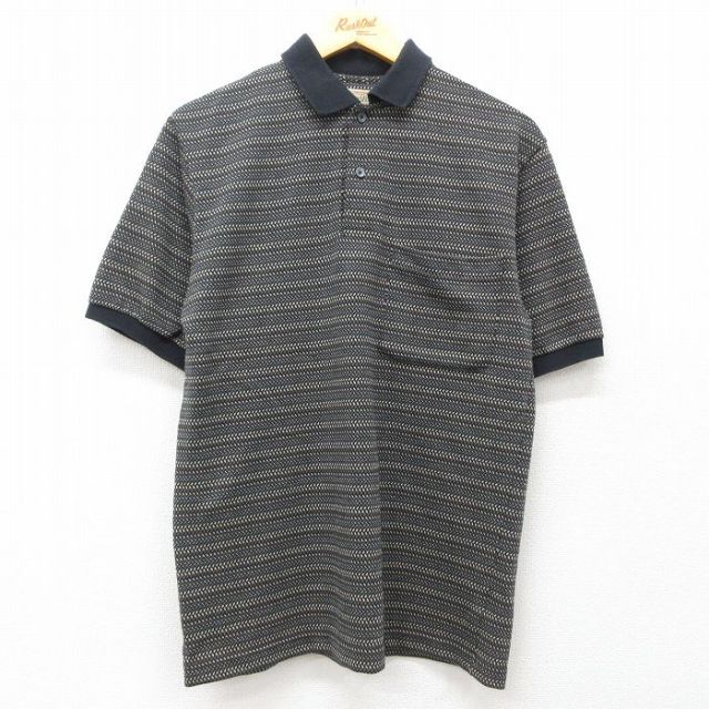 【50%OFF】セントジョンズベイ 00s 半袖ポロシャツ ブラック M | 古着