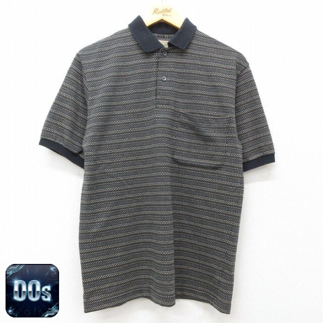 【50%OFF】セントジョンズベイ 00s 半袖ポロシャツ ブラック M | 古着
