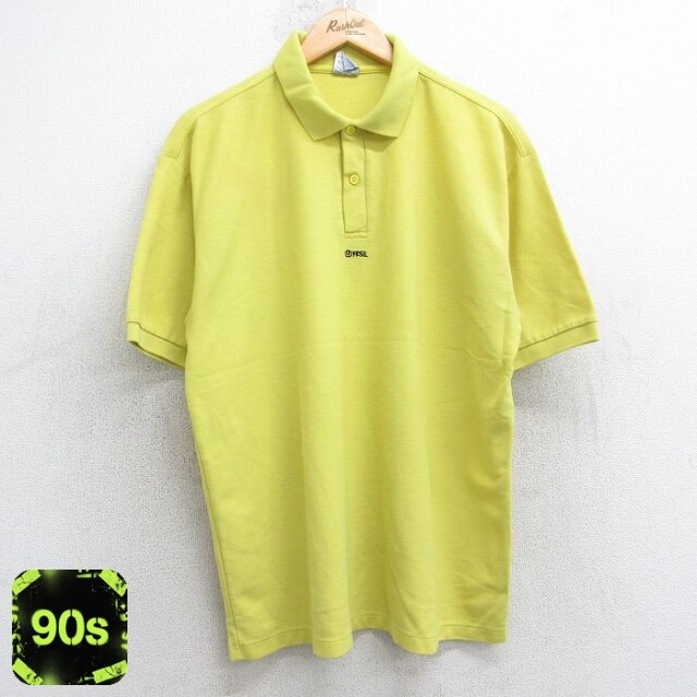 ジャージーズ 90s 半袖ポロシャツ FESIL イエロー XL | 古着