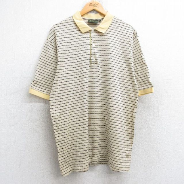 【50%OFF】00s 半袖ポロシャツ イエロー XL | 古着