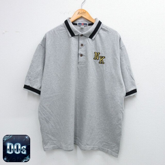 ジャージーズ 00s 半袖ポロシャツ NK グレー XL | 古着