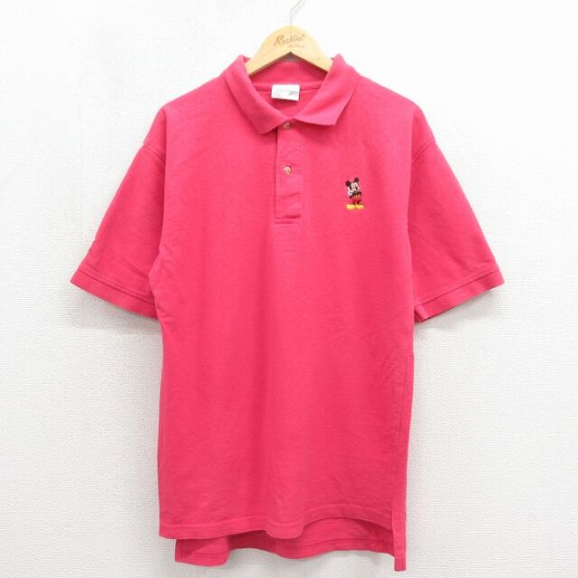 古着通販 L☆古着 半袖 ポロ シャツ メンズ 00年代 00s ディズニー