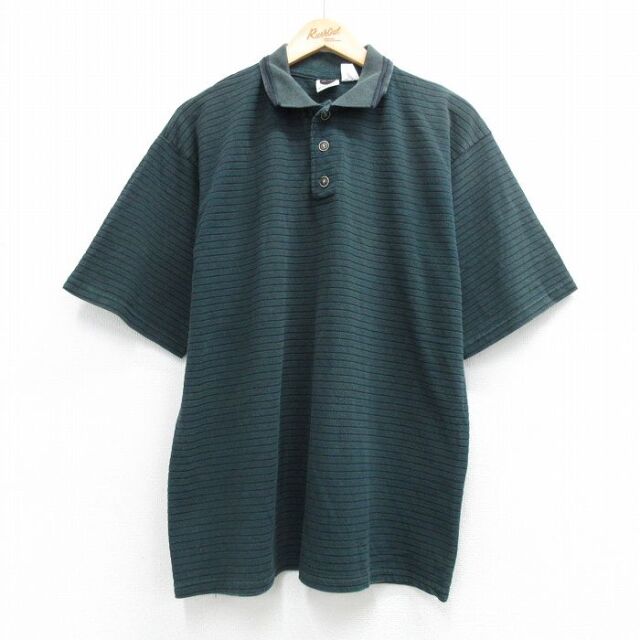古着通販 L☆古着 半袖 ポロ シャツ メンズ 90年代 90s マクドナルド