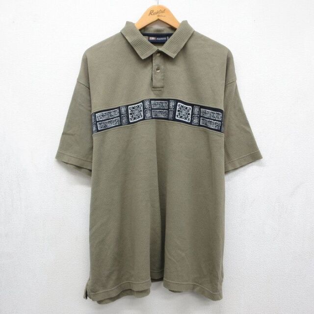 FADED GLORY 00s 半袖ポロシャツ カーキ メンズXL相当 | 古着