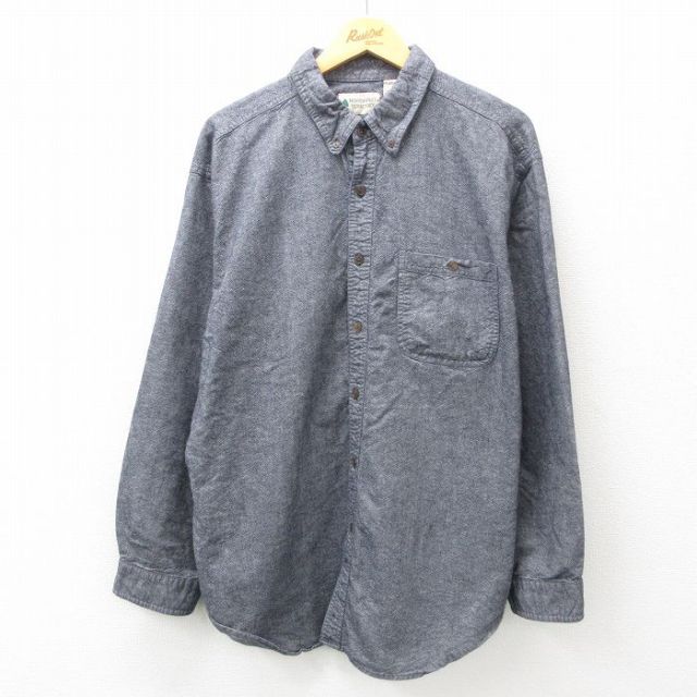 長袖シャツ ブラック XL | 古着
