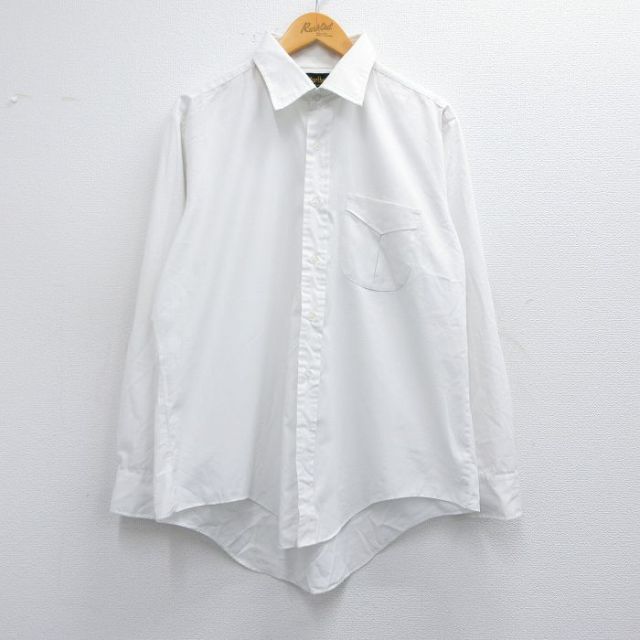 XL★古着 マルボロ 長袖 シャツ メンズ 80年代 80s 白 ホワイト 25feb22 中古 トップス