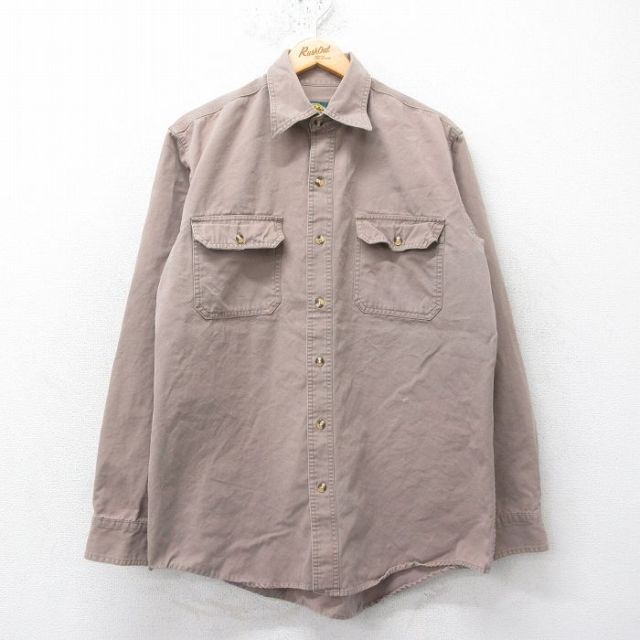 【50%OFF】XL★古着 カベラス 長袖 シャツ メンズ 00年代 00s コットン グレー系 25feb27 中古 トップス