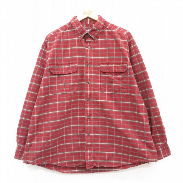 ウールリッチ 長袖シャツ レッドチェック XL | 古着