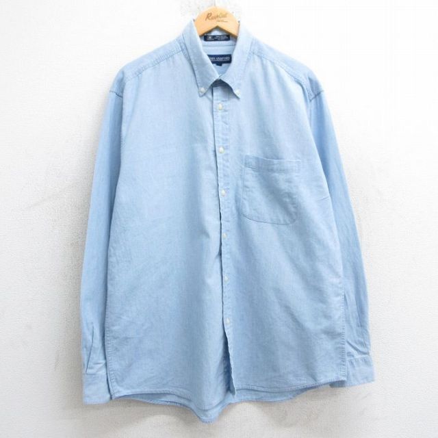 00s 長袖シャツ ネイビー XL | 古着
