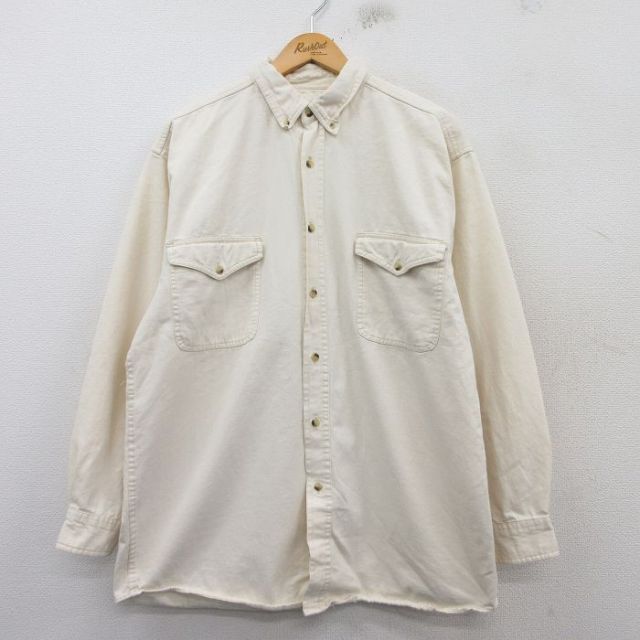 00s 長袖シャツ ベージュ XL | 古着