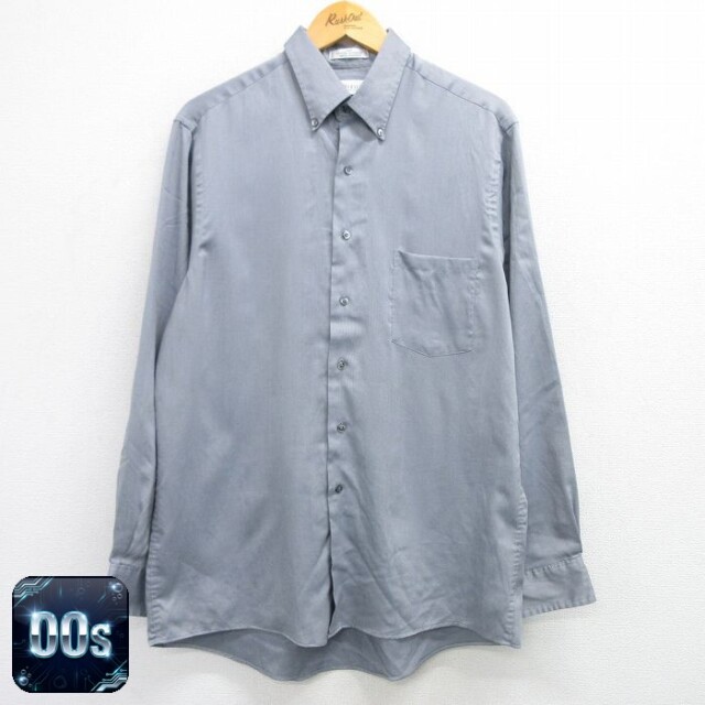 【50%OFF】バンヒューセン 00s 長袖シャツ グレー L | 古着