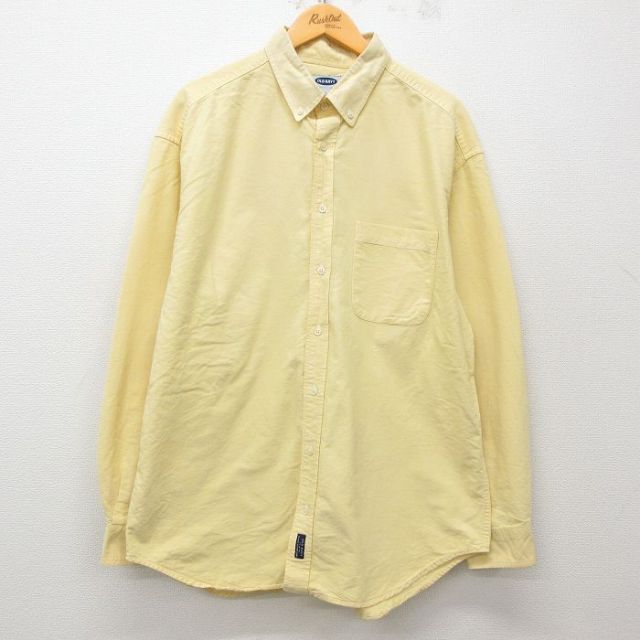 オールドネイビー 00s 長袖シャツ イエロー XL | 古着