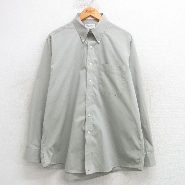 グリーンチェック シャツ 90s 長袖 XL | 古着