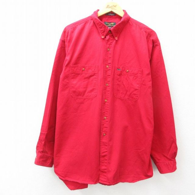 長袖シャツ レッド XL | 古着