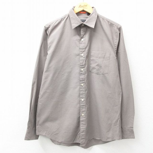 L★古着 バンヒューセン 長袖 シャツ メンズ グレー 25apr18 中古 トップス