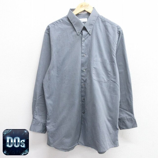 【50%OFF】バンヒューセン 00s 長袖シャツ グレー L | 古着