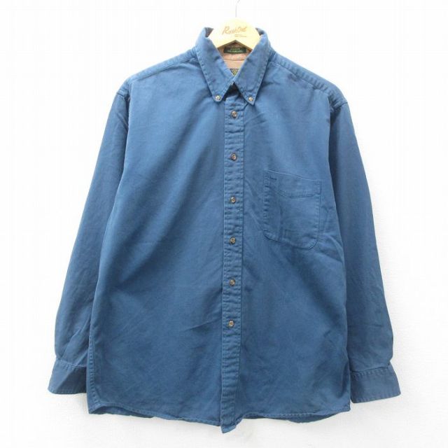 00s 長袖シャツ ネイビー XL | 古着