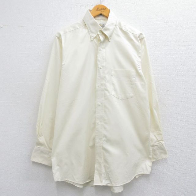 90s 長袖シャツ イエロー L | 古着