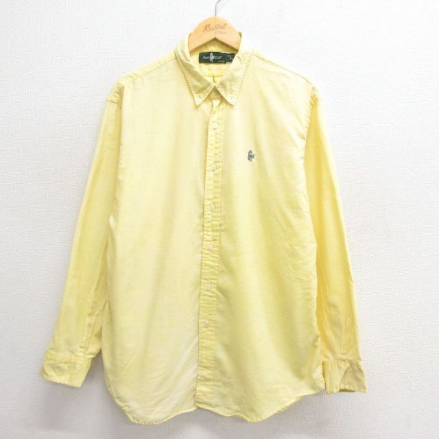 JCペニー 90s 長袖シャツ イエロー L | 古着