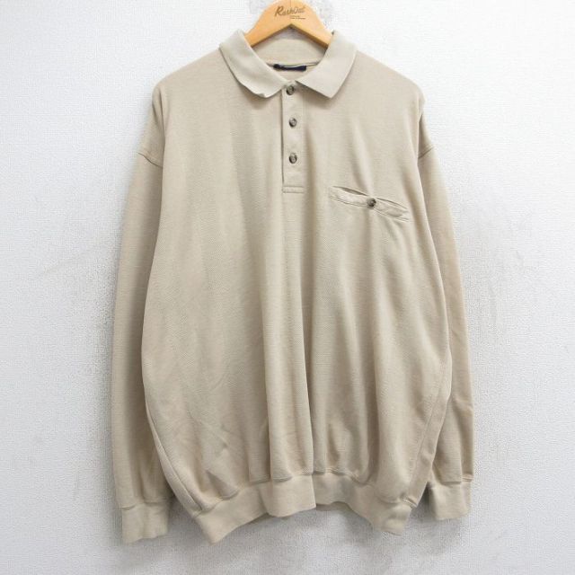 ポロシャツ ベージュ XL | 古着